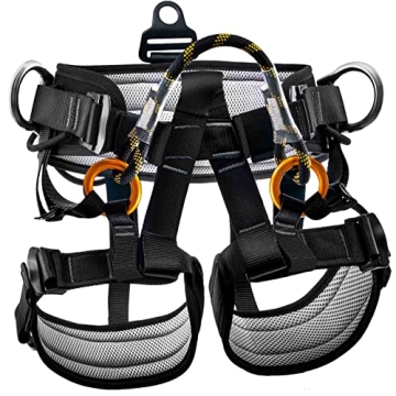 HandAcc Thickened Safety Harness for Professional Climbing & Rescue