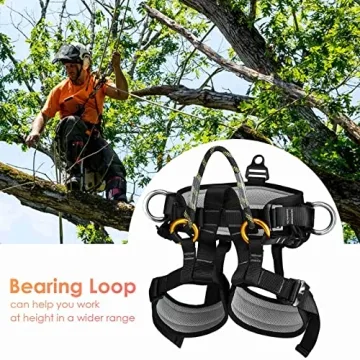 HandAcc Professional Safety Harness for Climbing & Rescue