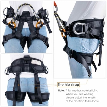 HandAcc Professional Safety Harness for Climbing & Rescue