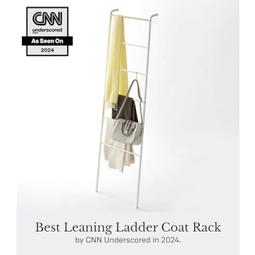 Stylish Yamazaki Leaning Ladder Rack for Organized Spaces