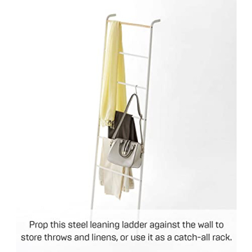 Stylish Yamazaki Leaning Ladder Rack for Organized Spaces