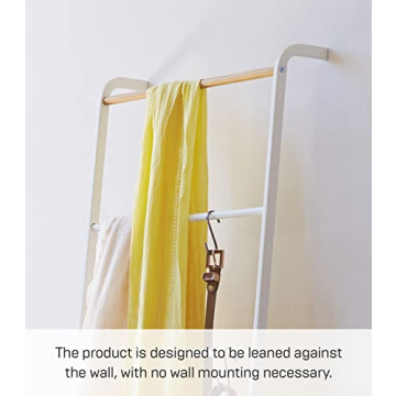 Stylish Yamazaki Leaning Ladder Rack for Organized Spaces