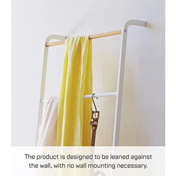 Stylish Yamazaki Leaning Ladder Rack for Organized Spaces