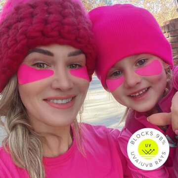 Under Eye Ultraviolet Protection UPF 50 - Sun Screen Silicone Patches For UV Protection & Face Sunsc...