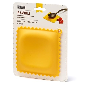 Monkey Business Ravioli-Shaped Spoon Rest: A Unique and Fun Kitchen Gadget