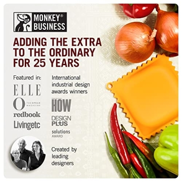 Monkey Business Ravioli Spoon Rest for Fun Kitchen Cooking