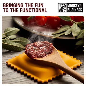 Monkey Business Ravioli Spoon Rest for Fun Kitchen Cooking