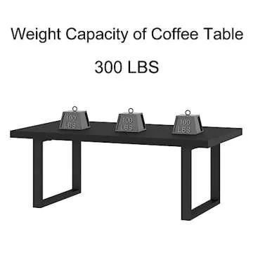 IBF Modern Black Coffee Table - Stylish & Versatile