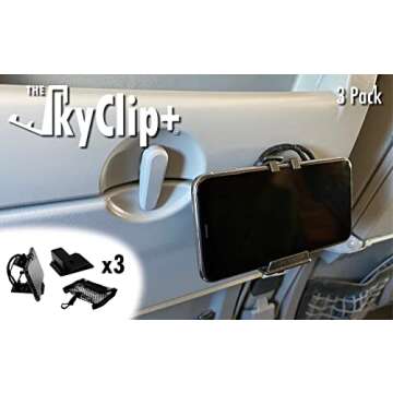 SkyClip+ Phone & Tablet Holder - Perfect for Travel, Home, Office Use