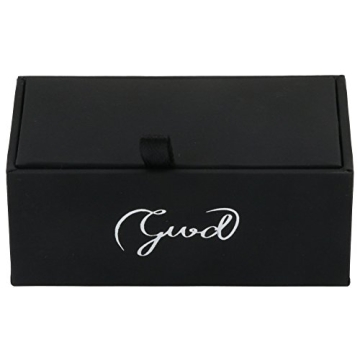 GWD Gold Cufflinks and Tie Clip Set for Men Wedding Gift