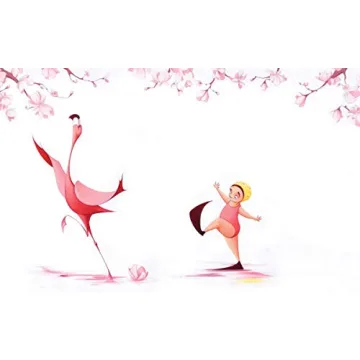 Flora and the Flamingo - Imaginative Wordless Storybook