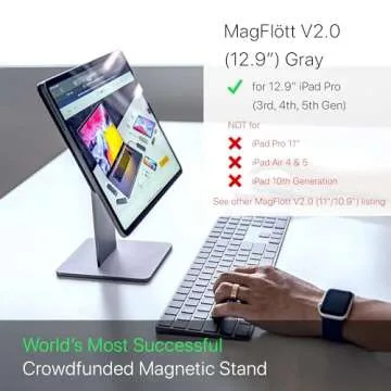 MagFlott V2.0 Magnetic Stand for iPad Pro and Air 13"
