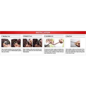 6 PACKS/LOT FreeTress Equal Synthetic Hair Braids Marley Braid (Jamaican Twist Braid) (1B)