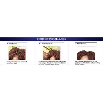 6 PACKS/LOT FreeTress Equal Synthetic Hair Braids Marley Braid (Jamaican Twist Braid) (1B)