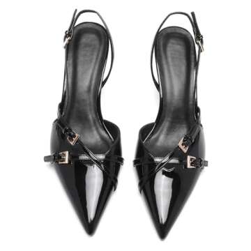 Riekhany Heeled Slingback Kitten Heels – Stylish Comfort for Every Occasion