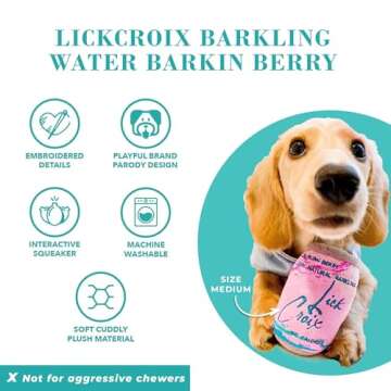 Haute Diggity Dog LickCroix Barking Water Toy for Dogs