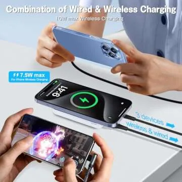 HAIARA MagSafe Portable Charger | 5000mAh Slim Power Bank