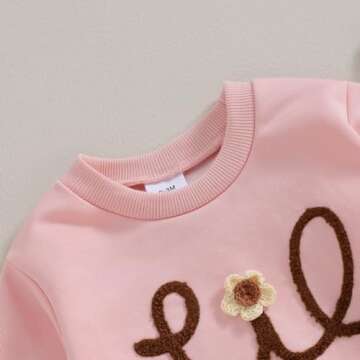 LIOMENGZI Toddler Baby Sister Matching Fall Outfit