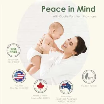 Maymom Spectra Compatible Pump Parts: Duckbill Valve & Membrane Replacement Packs