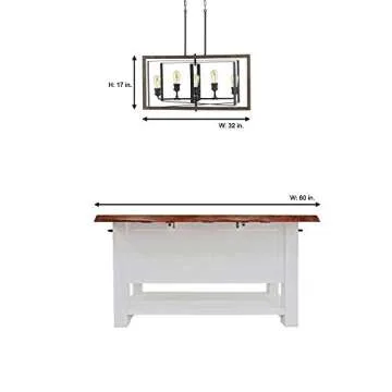 Palermo Grove 5-Light Gilded Iron Linear Chandelier