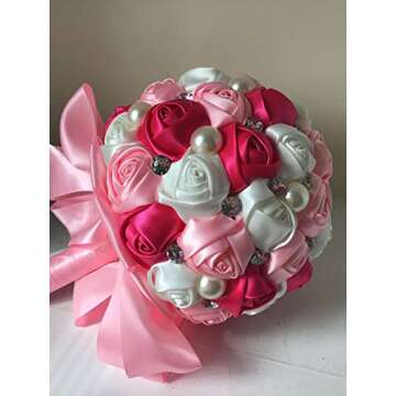 IHKFILAN 1Inchx25Yards Satin Ribbon for Crafting