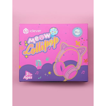 iClever Kids Headphones with Cat Ears and LED