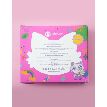 iClever Kids Headphones with Cat Ears and LED