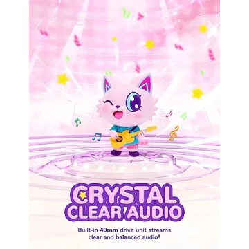 iClever Kids Headphones with Cat Ears and LED