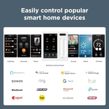 Brilliant Smart Home Control Panel with Alexa Built-In