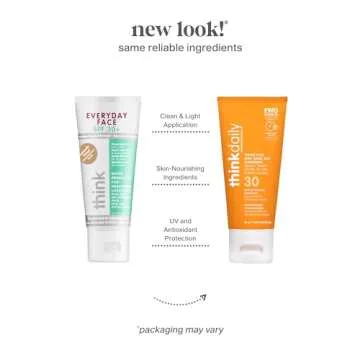 Thinkdaily Tinted Sunscreen for Face, SPF 30, 24.25% Zinc Oxide, 2 Oz, Safe, Natural, Water Resistant Reef Safe Sunscreen, All Skin Tones, Broad Spectrum UVA/UVB Sun Screen for Sun Protection
