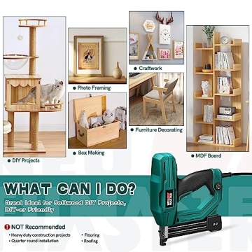 Versatile NEU MASTER Electric Brad Nailer for DIY Projects