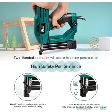 Versatile NEU MASTER Electric Brad Nailer for DIY Projects