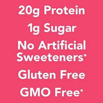 think! Protein Bars with Berries & Crème, 20g Protein Snack