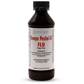 Rompe Pecho SF-FLU (Sugar-Free FLU) 6oz - Cold and FLU Syrup