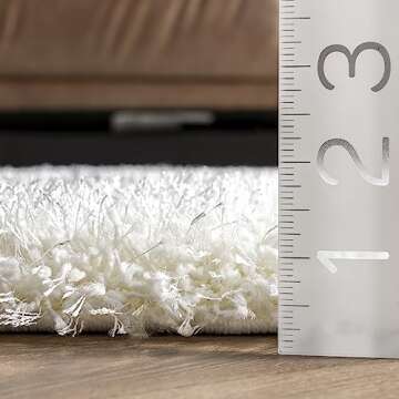 nuLOOM Machine Made Diamond Shag Area Rug, 7x9, Gray