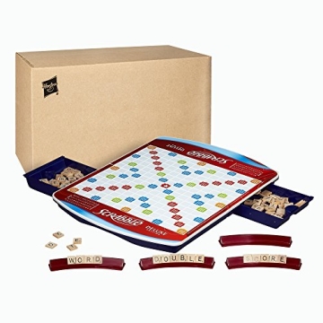 Scrabble Deluxe Edition Board Game for All Ages