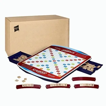 Scrabble Deluxe Edition Board Game for All Ages