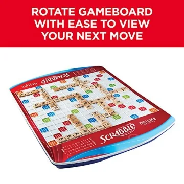 Scrabble Deluxe Edition Board Game for All Ages