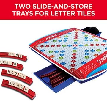 Scrabble Deluxe Edition Board Game for All Ages