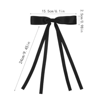 12PCS Hair Bows Set Durable Stylish Clips Women Girls