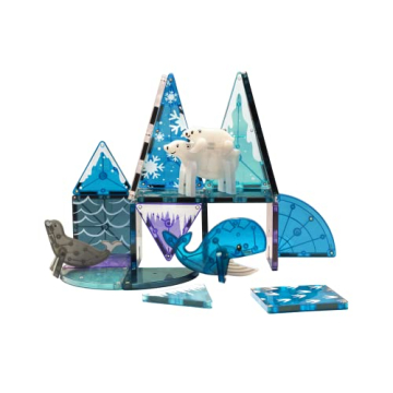 MAGNA-TILES Arctic Animals Magnetic Building Set