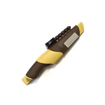 Morakniv Stainless Steel Fixed-Blade Bushcraft Survival Knife With Sheath and Fire Starter, 4.3 Inch