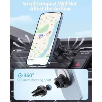 Pop-Tech Air Vent Phone Holder Compatible with PopSockets