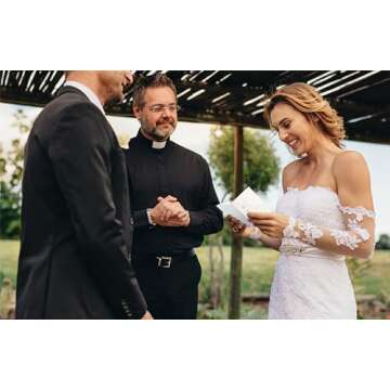 UNITED ESELL Modern Wedding Vow Books His and Hers - Bride and Wedding Notebook with 28 Pages - 5,9" x 3.9"- Great for Vow Renewal - Bridal Shower Gifts – Booklet - Bonus Time Capsule Love