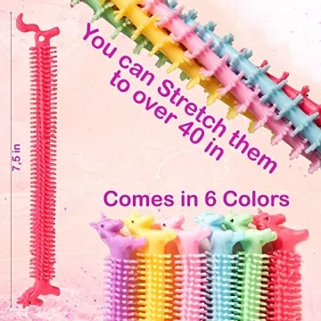 NUTTY TOYS Rainbow Unicorn Sensory Strings for Kids