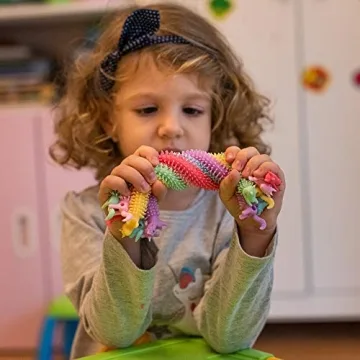 NUTTY TOYS Rainbow Unicorn Sensory Strings for Kids