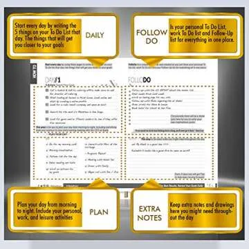 90X 90 Day Undated Goal Planner - Productivity Goals Daily Life Journal, Classic