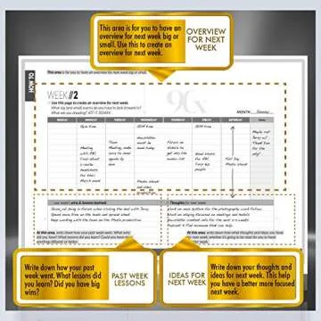 90X 90 Day Undated Goal Planner - Productivity Goals Daily Life Journal, Classic