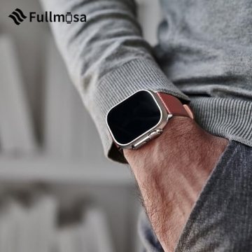 Buy Fullmosa Leather Bands for Apple Watch 49mm 46mm 45mm