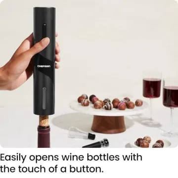 Chefman Electric Wine Opener – Effortless Wine Experience